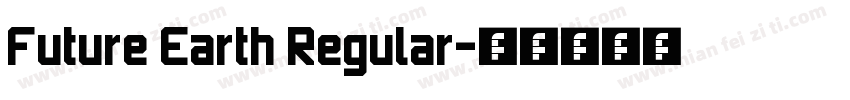 Future Earth Regular字体转换